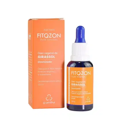 Imagem do produto Fitozon Girassol- Óleo Vegetal Ozonizado Antibacteriano 30ml