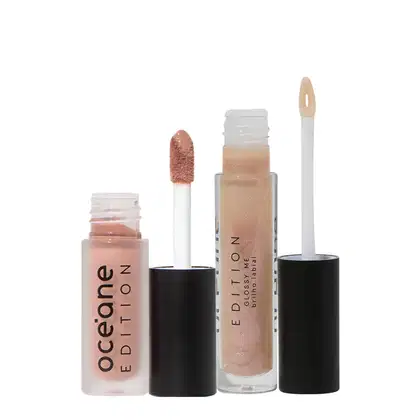 Imagem do produto Kit Océane Edition Color My Lips Naked Nude e Glossy Me Glazed (2 produtos)