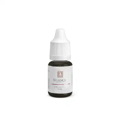 Pigmento para Micropigmentação Nuance Pigments Orgânica, cor Hood Castanho Escuro. 3ml.