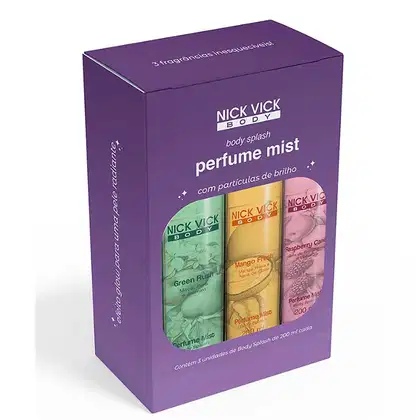Imagem do produto Kit Perfume Mist Body Splash Nick Vick Body