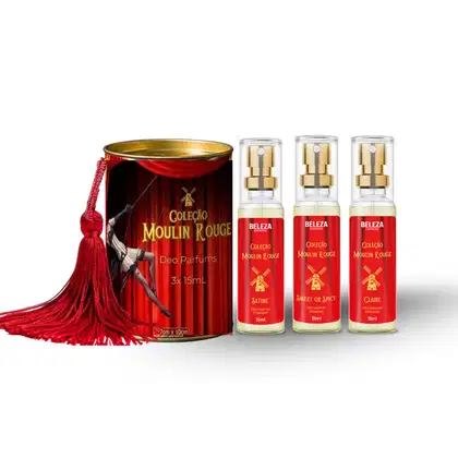 Imagem do produto Kit de perfumes Coleção Moulin Rouge 3x15mL