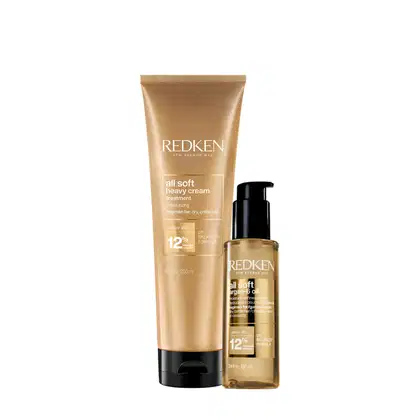 Imagem do produto Kit Redken All Soft Máscara e Óleo Capilar (2 produtos)