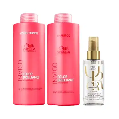 Imagem do produto Kit Wella Professionals Color Brilliance Top Salon (3 Produtos)