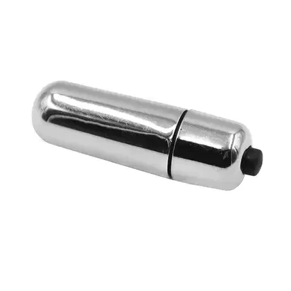 Vibrador Sexy Import Power Bullet Prata, 1 produto.