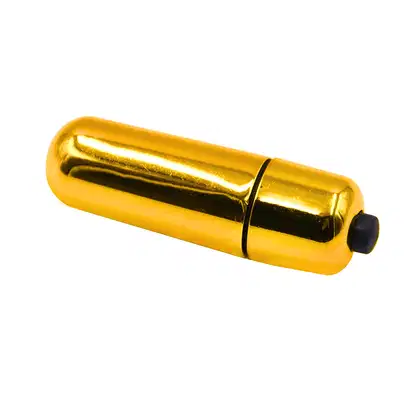 Vibrador Sexy Import Power Bullet Dourado, 1 produto.