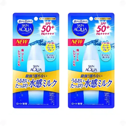 Imagem do produto Kit 2 Unidades Protetor Skin Aqua Fps 50 - Moisture Milk 40g
