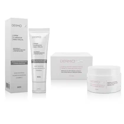 Imagem do produto Kit Clareamento Íntimo Esfoliante + Creme Clareador Dermosex