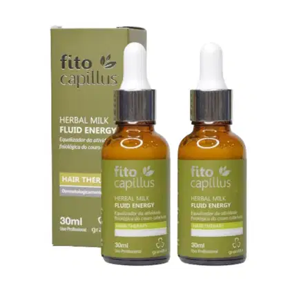 Imagem do produto Kit Grandha Fito Capillus Herbal Milk Fluid Energy - Tônico Capilar (2 Unidades)