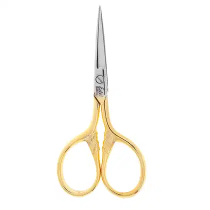 Imagem do produto Tesoura de Sobrancelha Edel Solingen Reta Dourada 9cm