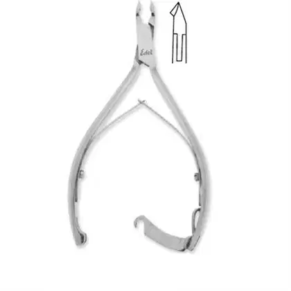 Imagem do produto Alicate de Cutícula Edel Solingen Mola Dupla Aço Inox 12cm