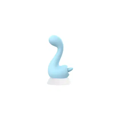 Imagem do produto Vibrador com Língua, 7 Vibrações e 7 Movimentos - Azul Bebê