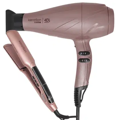 Imagem do produto GA.MA Italy Kit Secador Keration 4D e Prancha X-Wide Keration Pro Bivolt