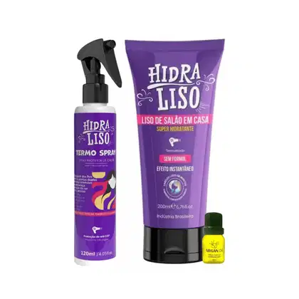 Imagem do produto Kit Hidraliso Alisante De Chuveiro 200ml + Protetor Capilar