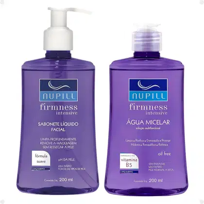 Imagem do produto Kit Nupill Firmness Intensive: Sabonete e Água Micelar 200ml