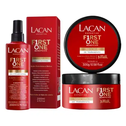 Imagem do produto Kit Lacan First One Leave-in e Máscara de Tratamento