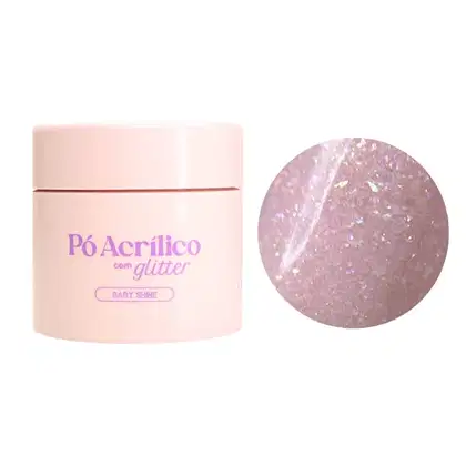 Imagem do produto Pó Acrílico com Glitter Baby Shine 20g - Vólia