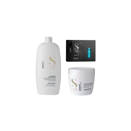 Imagem do produto Kit Diamond Shampoo, Máscara e Ampolas - Alfaparf