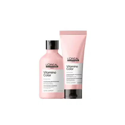 Kit L'Oréal Professionnel Serie Expert Vitamino Color Duo Basic, 2 produtos.