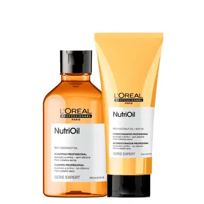 Kit L'Oréal Professionnel Serie Expert NutriOil Duo Basic, 2 produtos.