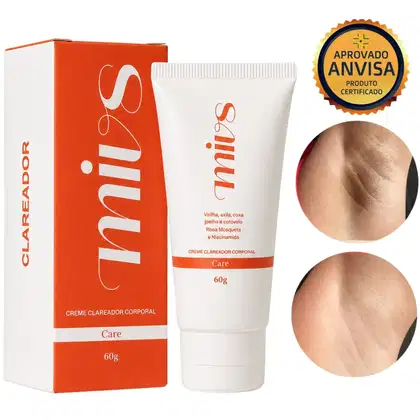 Imagem do produto Clareador Dérmico Mivs Antimanchas Intimo e Corporal Virilha Axila Coxa Cotovelo Joelho 60g