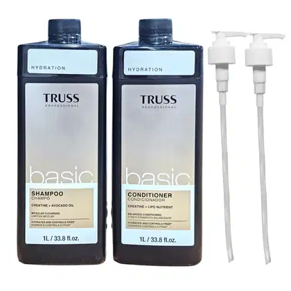 Kit TRUSS Basic Salon + Pump, 4 produtos.