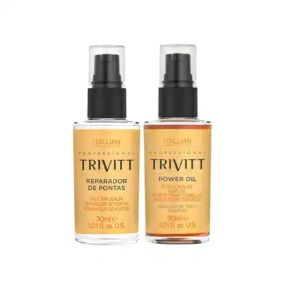 Imagem do produto Kit Trivitt Finalizador Capilar Reparador de Pontas + Power Oil 30ml - cada