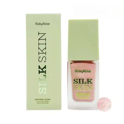 Imagem do produto Ruby Rose Silk Skin Natural Glow Radiant Pink - Iluminador Líquido 24ml