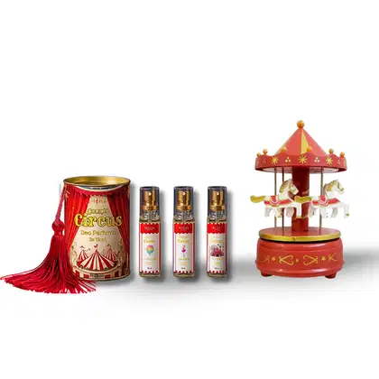 Imagem do produto Kit Perfumes Coleção Circus com caixa de música