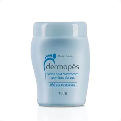 Creme para os Pés Abelha Rainha Dermopés Hidrata e Restaura, 130g.