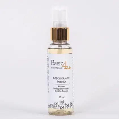 Imagem do produto Desodorante Íntimo Feminino Suave Refrescante - Basic4u 60ml