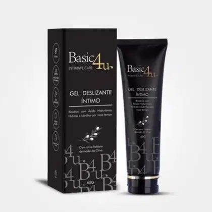 Imagem do produto Gel Deslizante Íntimo Basic4u 60g - Lubrificação Hidratação
