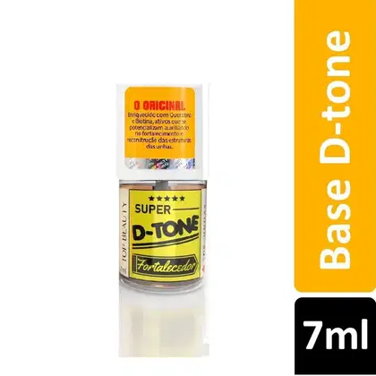 Imagem do produto Base de Unha Super D-Tone Fortalecedora 7ml Top Beauty