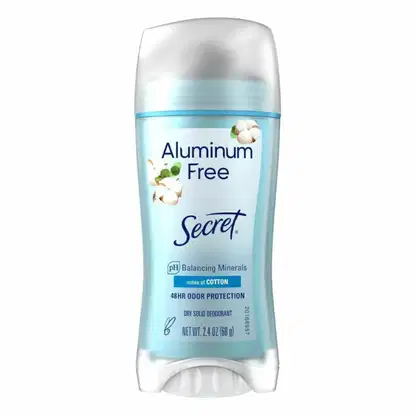 Imagem do produto Desodorante Secret Aluminum Free Cotton Scent 68g