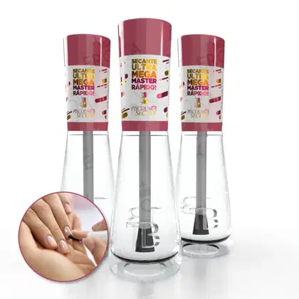 Imagem do produto Top Beauty Kit 3 Bases Secante Piscou Secou 9ml cada