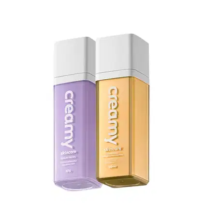 Imagem do produto Kit Creamy Skincare Pro-Adapaleno Vitamina C Gold Sérum (2 produtos)