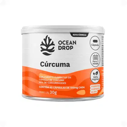 Imagem do produto Ocean Drop - Extrato de Cúrcuma 60 Capsulas - Antioxidante