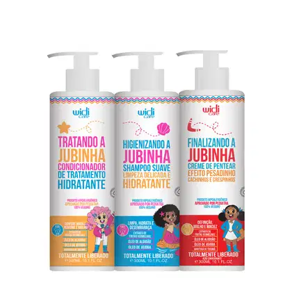 Kit Widi Care Jubinha Trio Power, 3 produtos.
