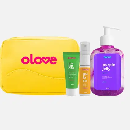 Imagem do produto Kit Massagem Sensual Hot e Doce Olove + Brinde Necessaire