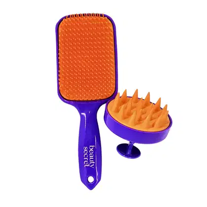 Imagem do produto Kit Escova Raquete e Massageador Capilar Beauty Secret