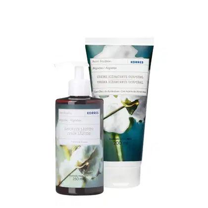 Imagem do produto Kit Korres Algodão Puro Sabonete Hidratante Corporal (2 produtos)