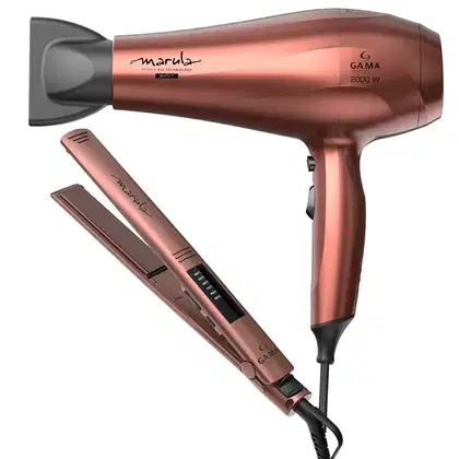 Imagem do produto GA.MA Italy Kit Prancha Led E Secador De Cabelo Marula Bivolt