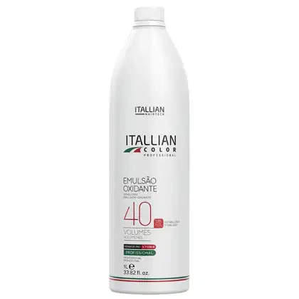 Imagem do produto Itallian Color Emulsão Oxidante Ox 06, 20, 30, 40 Vol. 1l Tom:Ox Vol 40