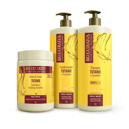 Imagem do produto Kit Shampoo Condicionador E Mascara Tutano 1Lt - Bio Extratus