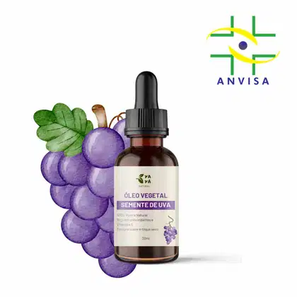 Imagem do produto Óleo Vegetal de Semente de Uva 100% Natural 30ml Yayá Natural