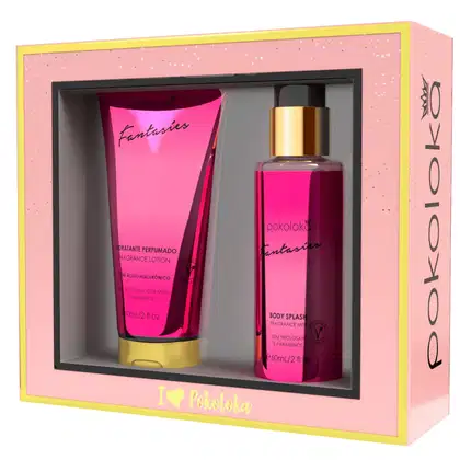 Imagem do produto kit fantasies (britney spears) body splahs+hiratante corporal 60 ml pokoloka