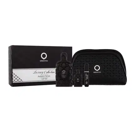 Imagem do produto Kit Perfume Orientica Amber Noir EDP Feminino 80ml + 7,5ml + Necessaire