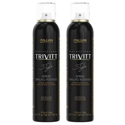 Imagem do produto KIT TRIVITT STYLE SPRAY DE BRILHO INTENSO 2 UNIDADES ITALLIAN