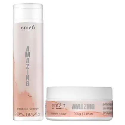 Kit Emáh Hair Care Amazing Duo Care, 2 produtos.