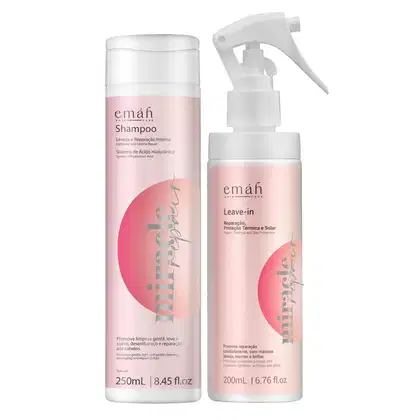 Kit Emáh Hair Care Miracle Repair Duo Treatment, 2 produtos.