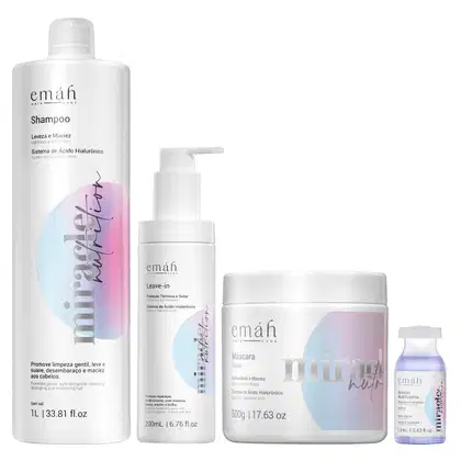 Imagem do produto Kit Emáh Miracle Nutrition Luxery Combo (4 Produtos)
